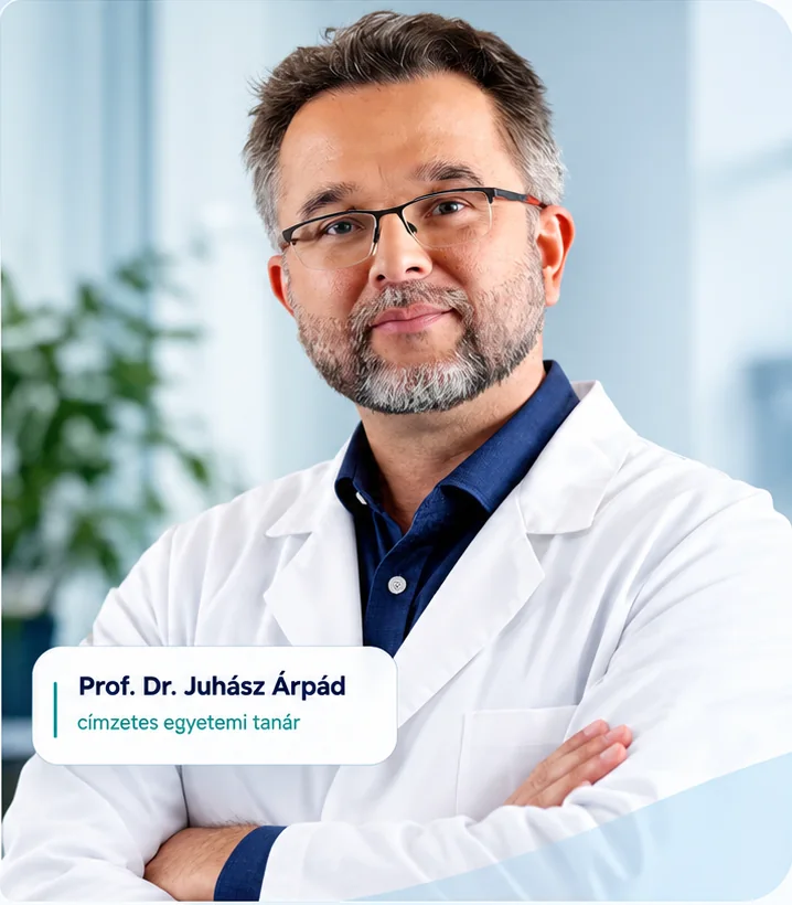 Prof. Dr. Juhász Árpád, címzetes egyetemi tanár, bariátriai sebész