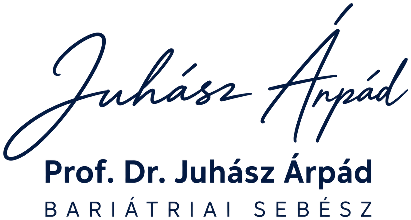Prof. Dr. Juhász Árpád aláírása – bariátriai sebész